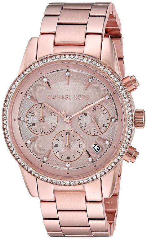 michael kors ladies watch with diamonds|michael kors black diamond watch.